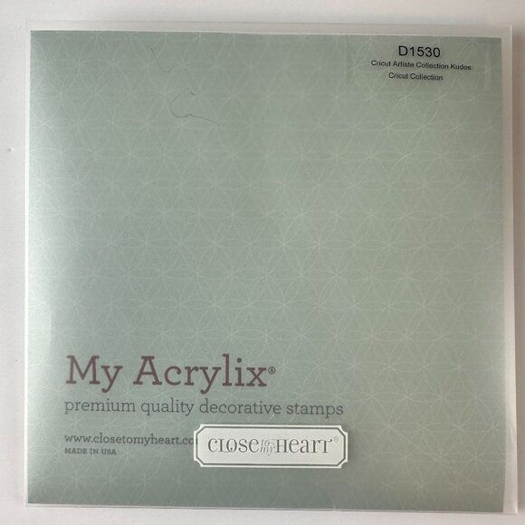 My Acrylix Cricut Artiste Collection Stamps d1530 - Picture 2 of 2